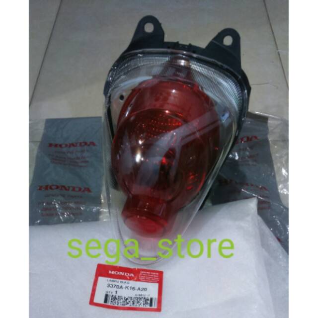 Stoplamp / lampu belakang honda scoopy fi ori original AHM