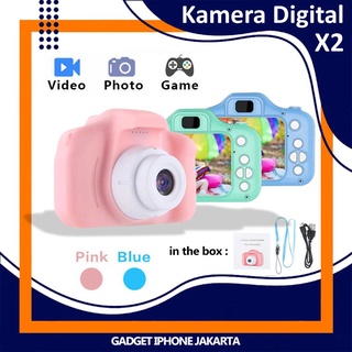 Mainan Kamera Anak Mini / Kamera Digital Anak Hadiah / Kamera Foto Video / Kids Camera X2 / X2 HD