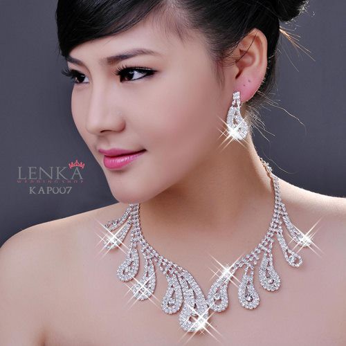 [ORDER SEKARANG] WEDDING JEWEL SET KALUNG ANTING PENGANTIN BRIDAL WANITA KAP007