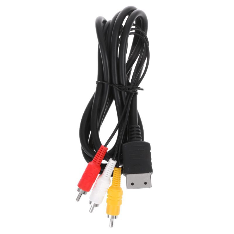 CRE  1.8M/6FT RCA Audio Video AV Stereo Composite Adapter Cable For Sega Dreamcast