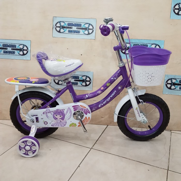 Dijual SEPEDA ANAK MINI 12" EVERGREEN DAISY KRANJANG Murah