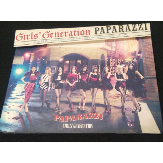 SNSD Paparazzi Album Japan Version