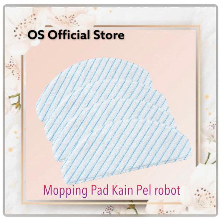 OS Refill Mop Pad Kain Lap Pel Microfiber Serat Tinggi Robot Vacuum Cleaner Ecovacs DEEBOT