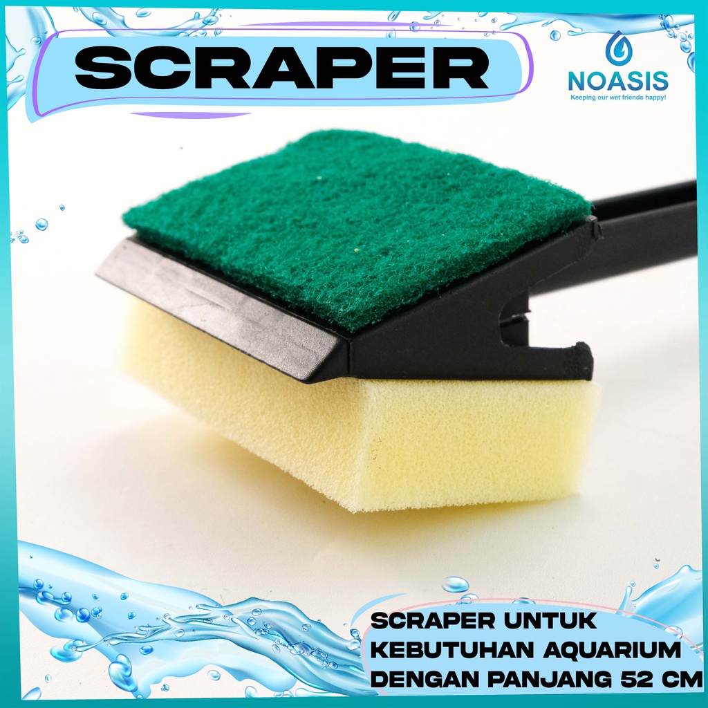 SIKAT PEMBERSIH AQUARIUM / SCRAPER SPONGE GOSOK MURAH