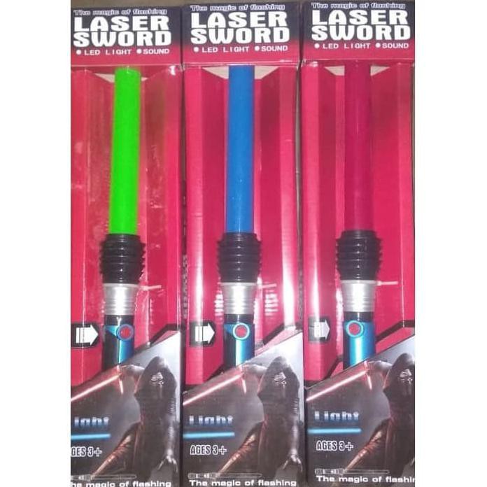 Stok Terbatas Star Wars Lightsaber Laser Sword Pedang Led Mainan - star wars lightsaber battles version 2 0 roblox