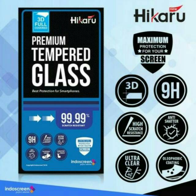 Tempered glass samsung Note 9 3D Hikaru full cover [FULL GLUE]