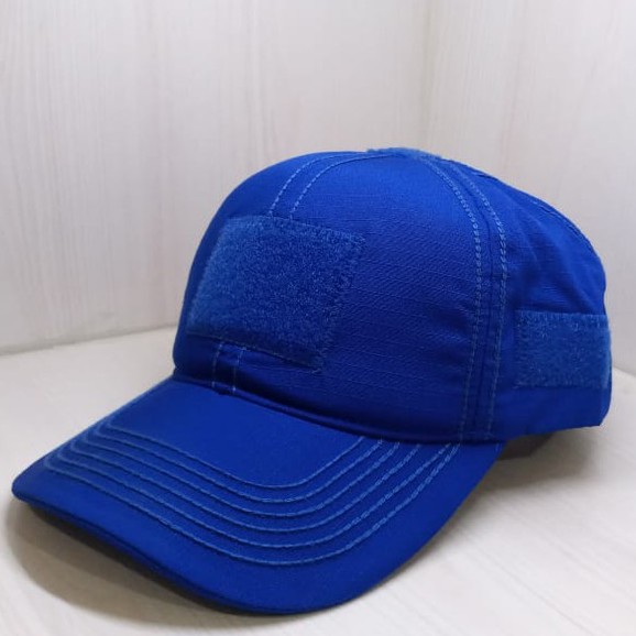 Topi Tactical Perekat Biru/Tagana/Damkar/Sipil