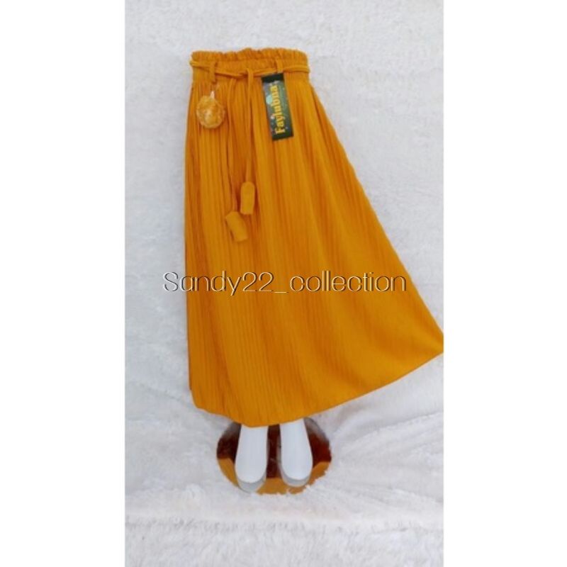 ROK PLISKET ANAK USIA 4-10 TAHUN/ROK PLISKET ANAK TERLARIS/ROK PLISKET ANAK TALI LONCENG/ROK ANAK