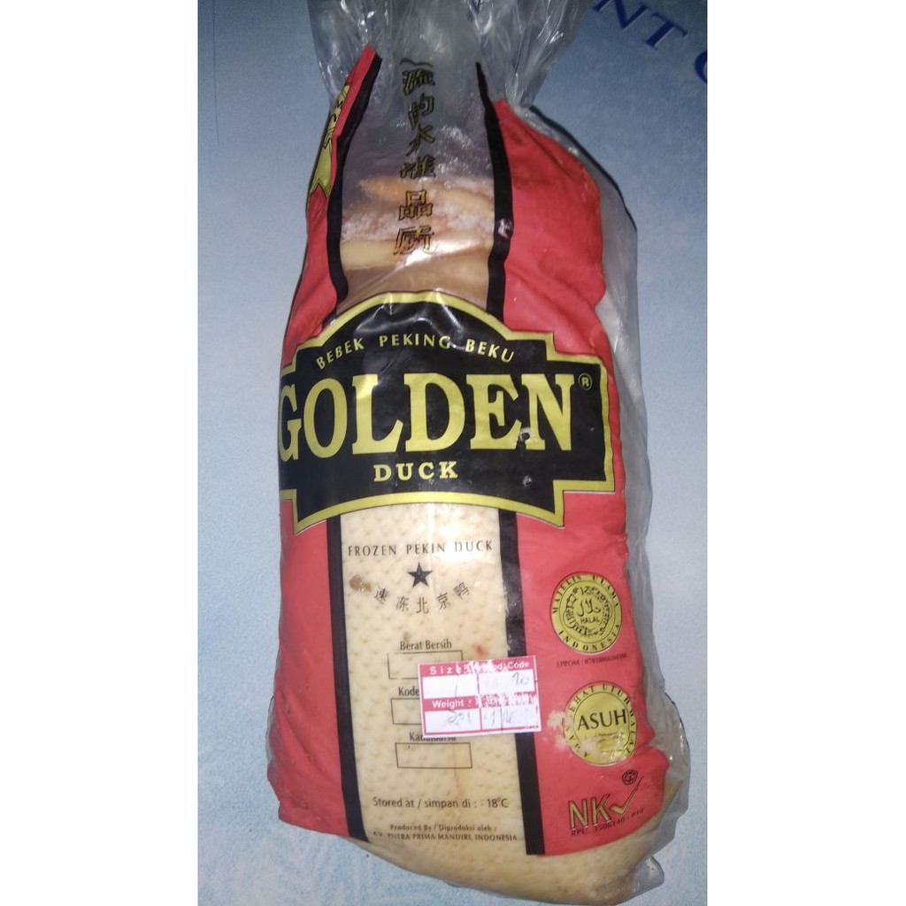 BEBEK PEKING FROZEN UK. 2.6 KG PEKING DUCK 2.6KG PER PACK
