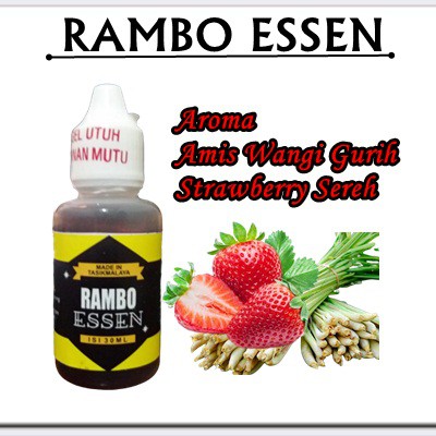 RAMBO ESSEN AMIS WANGI GURIH STRAWBERRY SEREH - ESSEN IKAN MAS, BAWAL DAN LELE DI MUSIM DINGIN