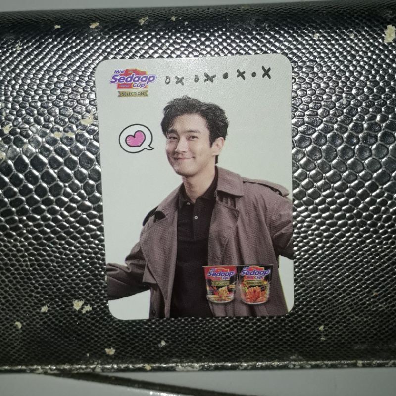 SIWON PHOTOCARD MIE SEDAP CUP VERSION