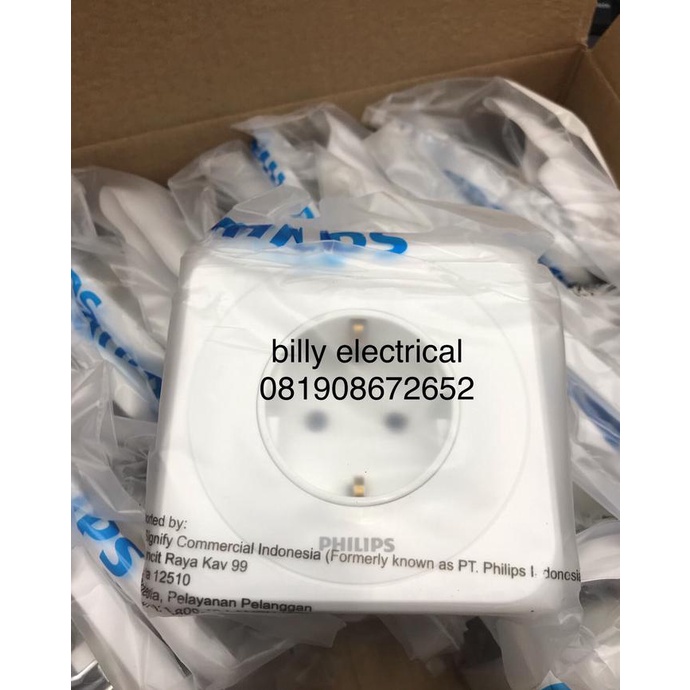 PHILIPS Simply Socket Stop Kontak - Colokan - Soket - Stopkontak