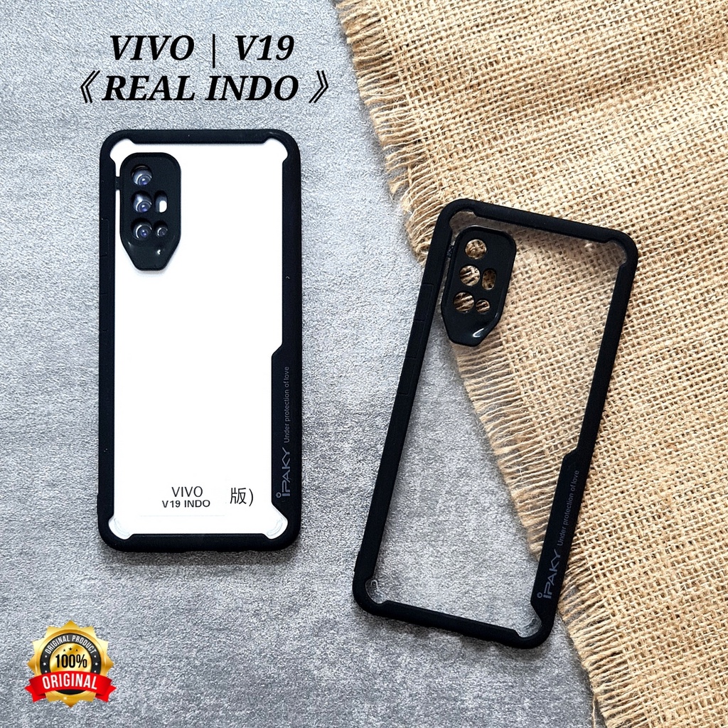 VIVO S1 Z1 PRO V9 V15 PRO V17 PRO V19 (INDO) V19 (GLOBAL) V20 V21 (4G &amp; 5G) - IPAKY Soft Case Bumper Transparent Clear