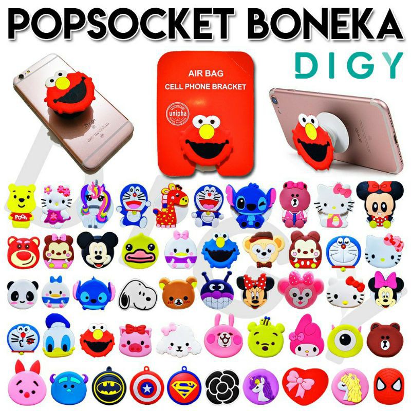 POP SOCKET/MOTIF KARAKTER/AKSESORIS HP