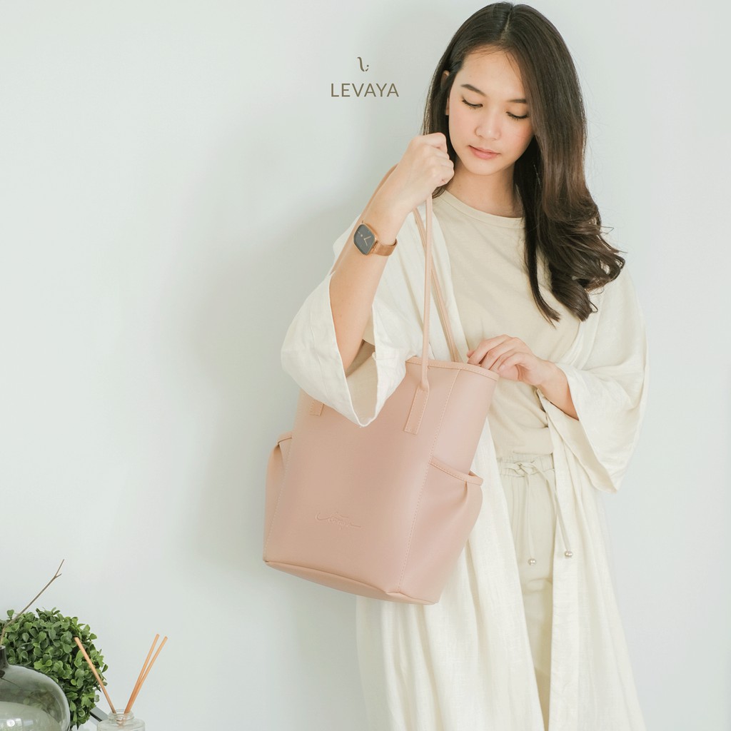 LEVAYA Lula Totebag - Blush - Tas Wanita