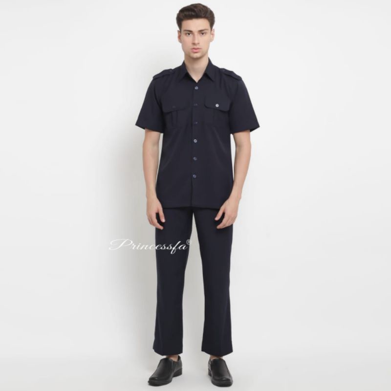 Seragam Safari Pria Safari Pemda Pria Pemda Tua Seragam Safari Dinas Safari PNS Lengan Pendek Pemda 