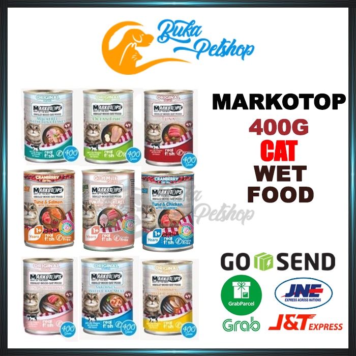 Makanan Kucing MARKOTOP 400g MARKOTOP Cat Food 400g [GRAB-GOJEK]