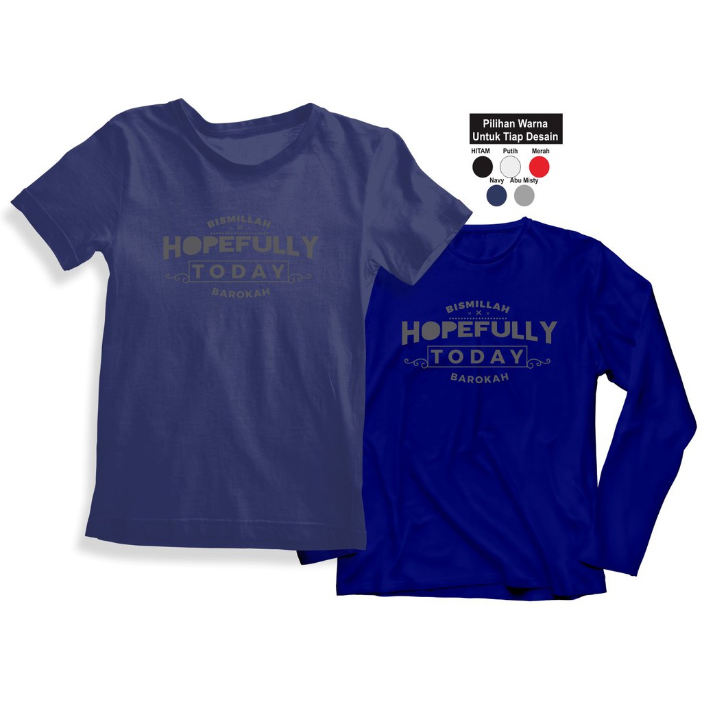 KAOS DISTRO ISLAMI HOPEFULLY BAROKAH