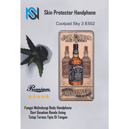 2pcs Garskin HP Coolpad Sky 3 E502 Motif ooo - Custom motif via chat