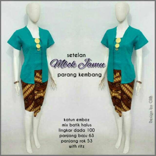 Setelan Kutubaru Batik Mbok Jamu