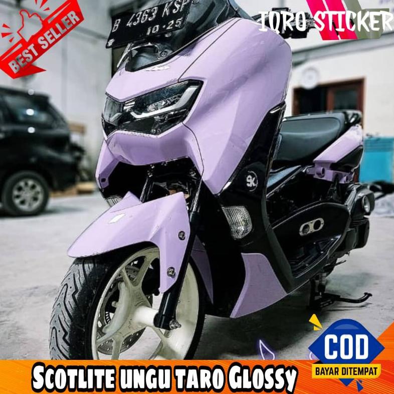Stiker skotlet oracal 651 untuk motor dan mobil skotlet ungu taro glossy scotlite motor merk oracal 