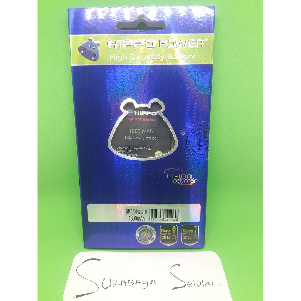 Baterai Batere Battery HIPPO Samsung Young 2 Young2 G130