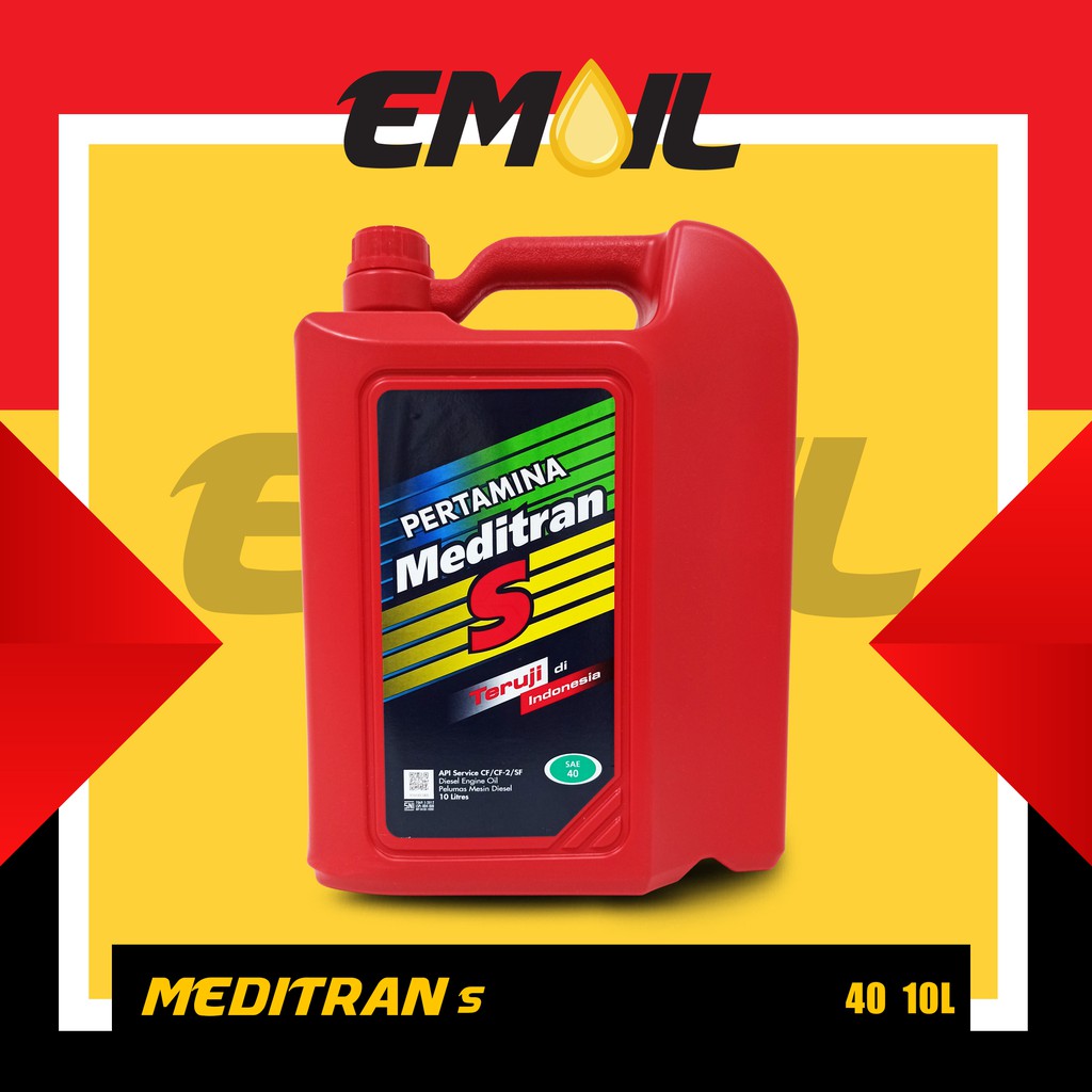 OLI PERTAMINA MEDITRAN S sae 40 galon 10 liter