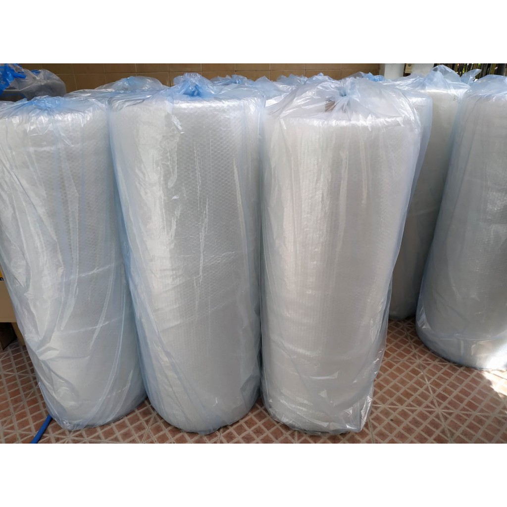 Bubble Wrap Roll Packing Gelondongan bening 50 m  x 125 cm