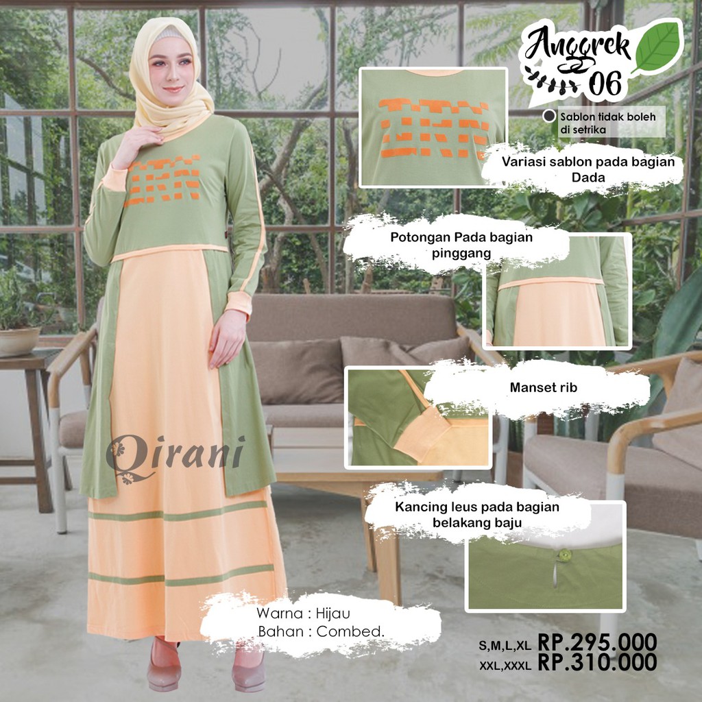 [PROMO TERBATAS] GAMIS QIRANI ANGGREK 06