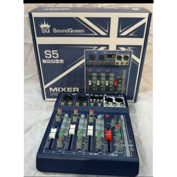 MIXER SOUNDQUEEN SQ S5 ORIGINAL GARANSI RESMI