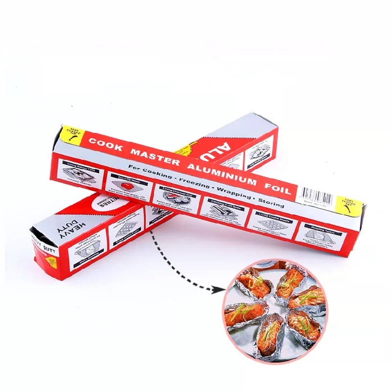 ALUMINIUM FOIL HEAVY DUTY/KERTAS ALUMINIUM FOIL ROLL UNTUK MAKANAN