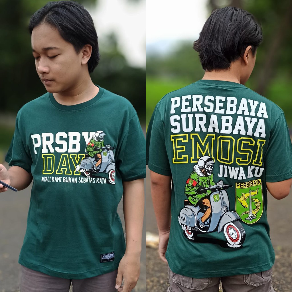 baju bonek persebaya day/kaos persebaya day/baju persebaya emisi jiwa ku