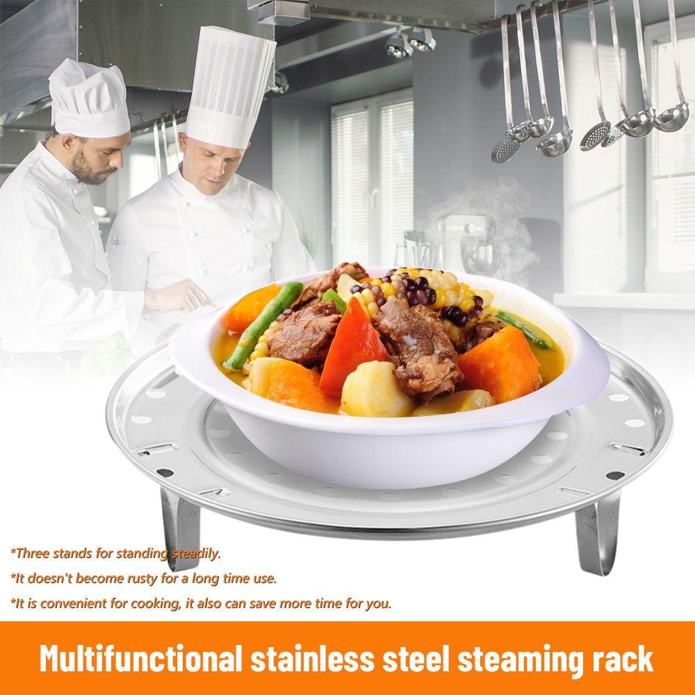 Populer Rak Steamer New Stainless Steel Aksesoris Dapur Panci Kukus