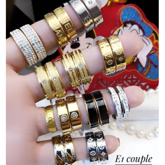 Titanium cincin couple 1040k