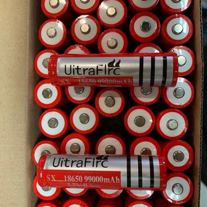 New baterai ultrafire 18650 power bank kipas portable lampu emergency bags