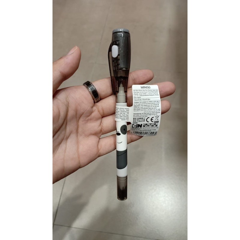 SPY PEN MINISO WE BARE BEARS NEW ARRIVAL SEMI SPIDOL