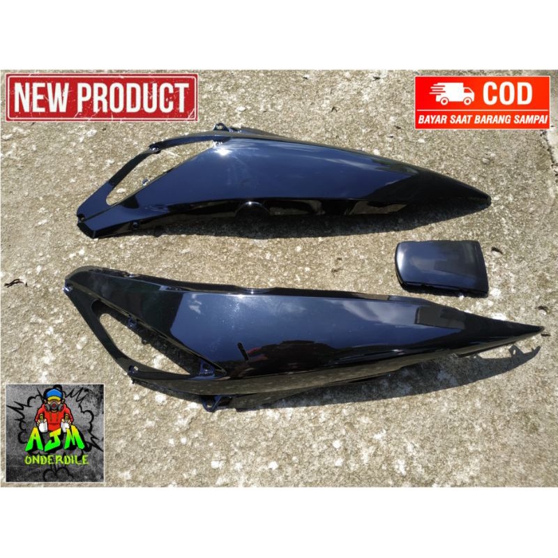 Cover Body Belakang Kanan Kiri Honda Supra X 125 lama old, Batman 2006-2012 Cover Dek Bodi Belakang 