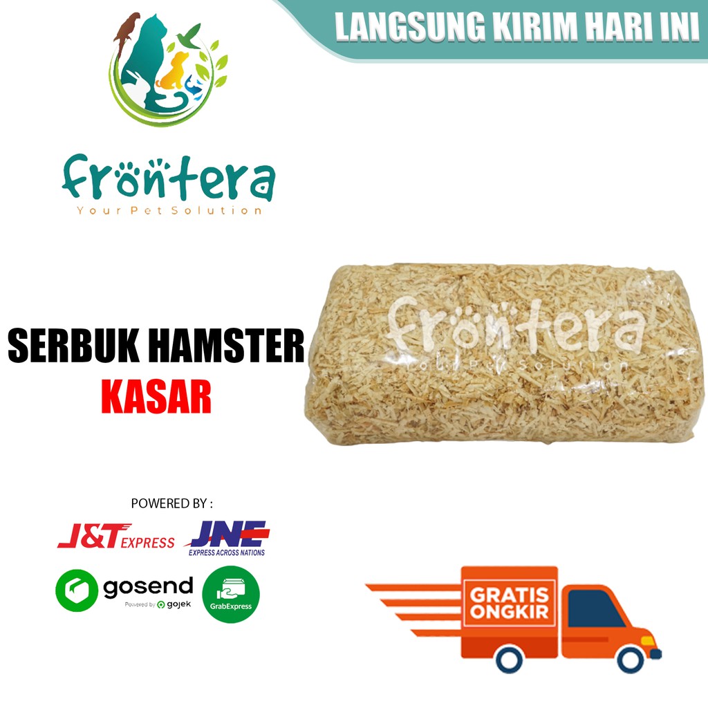 SERBUK ALAS Kandang HAMSTER MARMUT BURUNG KELINCI LANDAK | Serbuk Serutan Kayu Kasar | Serutan Kayu Kasar-1