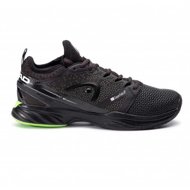 Sepatu Tenis Tennis Head Sprint SF Black Green Original