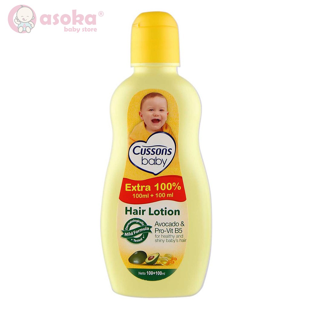 Cussons Baby Hair Lotion 100ml + 100ml ASOKA