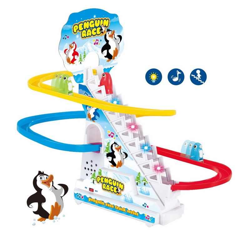 Mainan Anak  Track Racing Seluncur Pinguin - 89306B