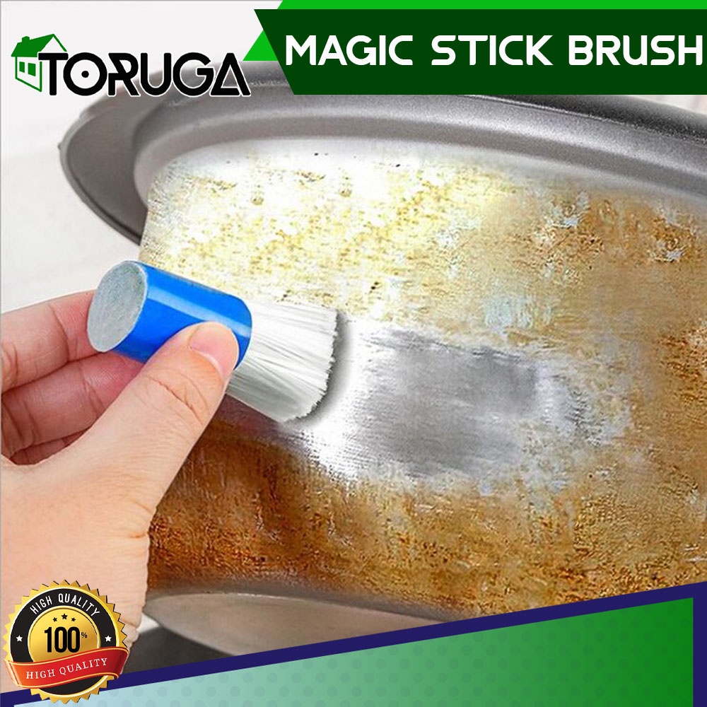 Alat Pembersih Wajan Kerak Membandel Magic Stick Brush Panci Penggorengan Karat Gosong Dapur