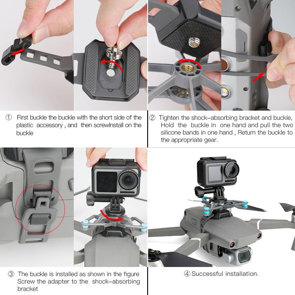 MAVIC Nanas Untuk DJI Mavic3/Air 2S Kualitas Tinggi Universal Action Camera Shock Mount Untuk DJI Mavic3/Air2S