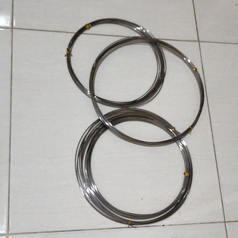 Kawat Stainless Hard dan Soft 304 Size 2mm panjang 5meter dan 10meter