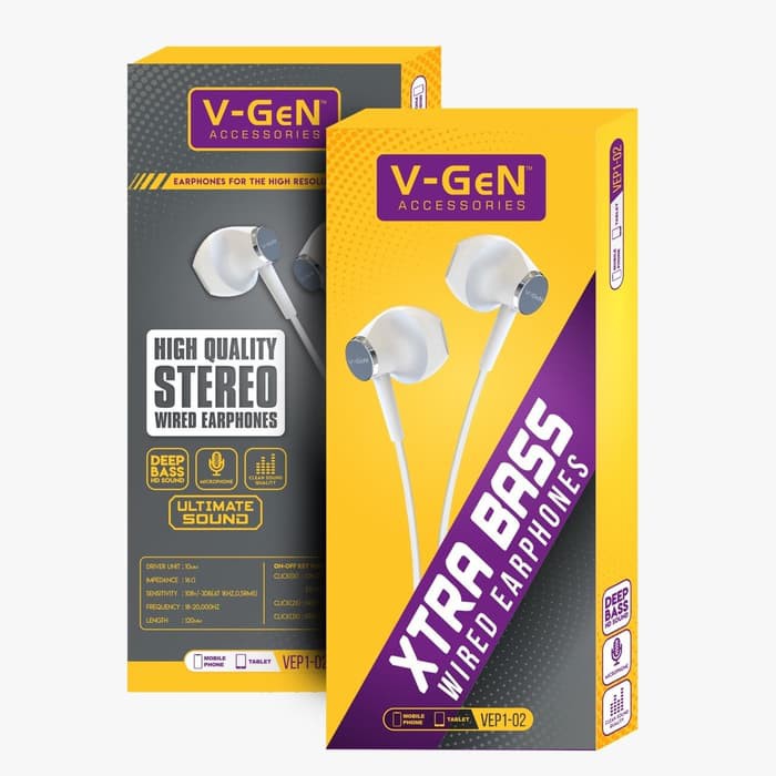 Earphone Handsfree Headset V-GeN VEP1