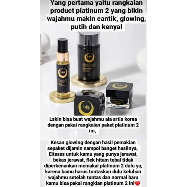 L-skin platinum 2 paket Lskin