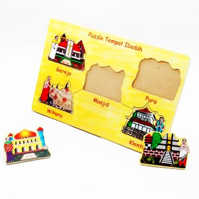 

PUZZLE TEMPAT IBADAH STIKER
