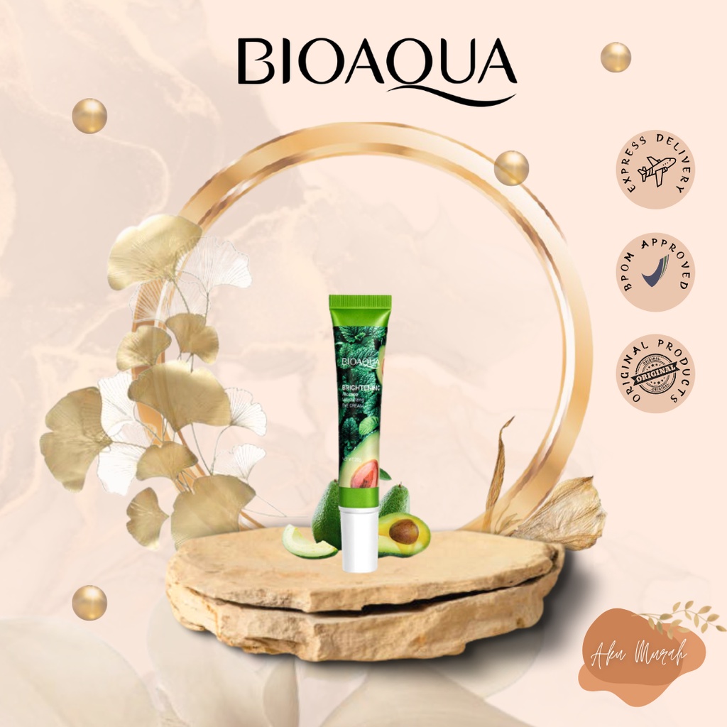 ✨ AKU MURAH ✨Bioaqua Avocado Moisturizing Eye Cream 20gr / Cream Mata