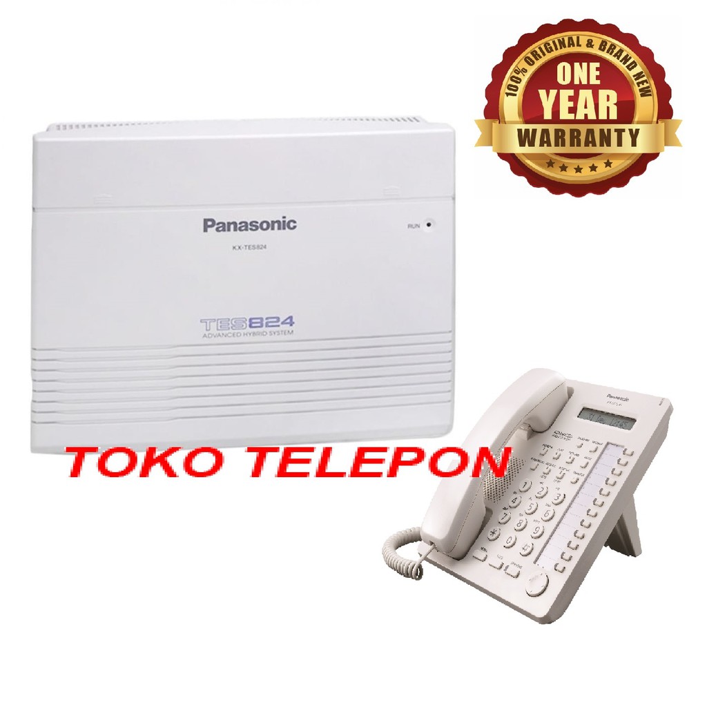 Panasonic PABX KX-TES824 + Telepon KX-AT7730