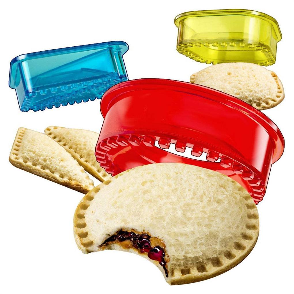 Sandwich Sealer Reusable Mold Sandwiches Press Mold School Lunch Pie Maker DIY Portable Alat Baking Molding Bakeware